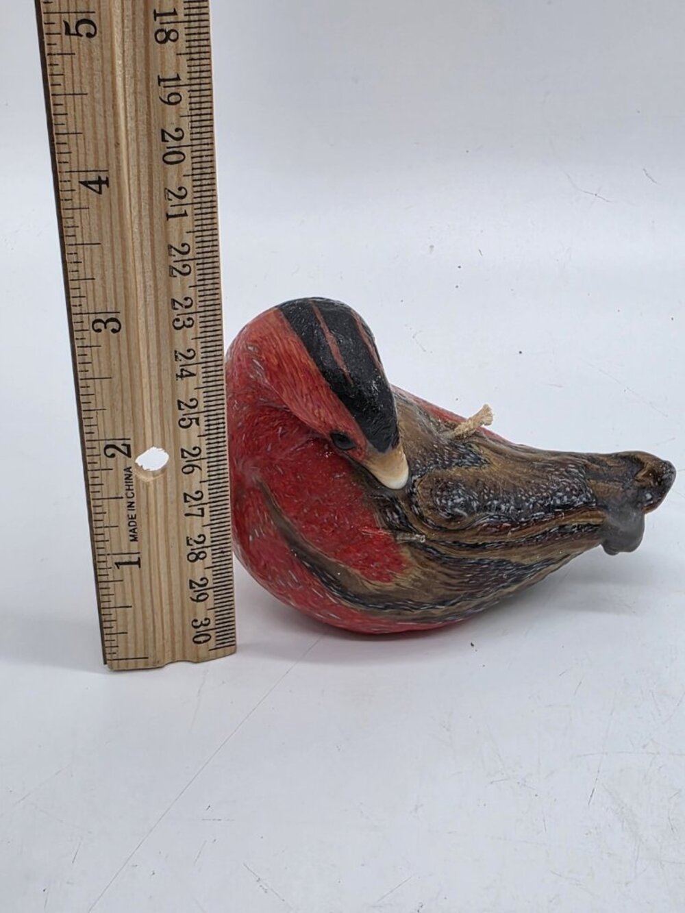 Unique Quail Bird Figure Wax Candle Made In Swaziland VTG Boho Summer New SEE - Picture 9 of 12